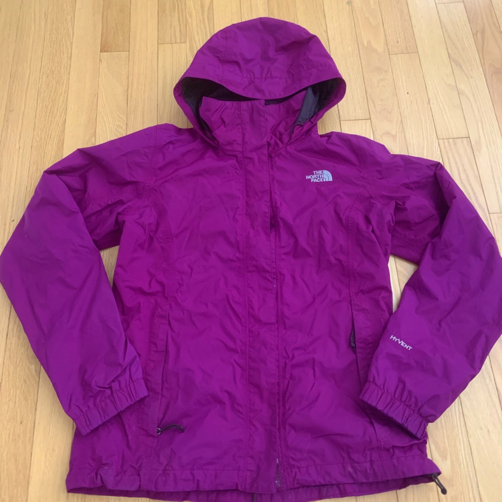 The North Face Women’s raincoat size M.